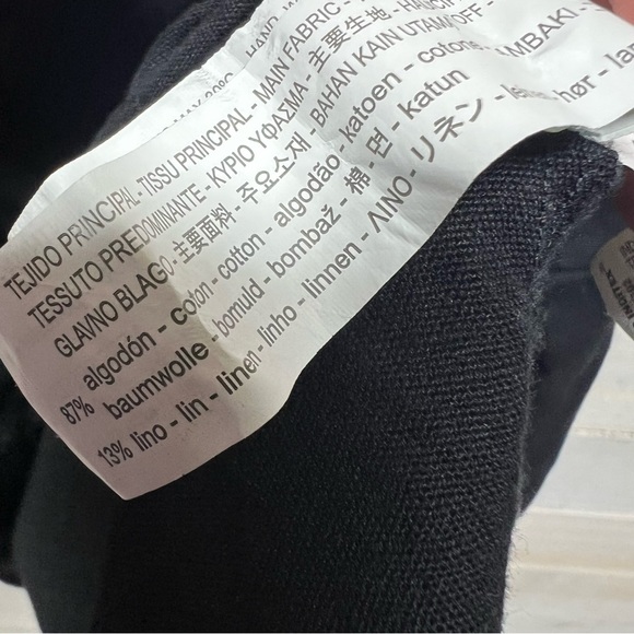 Zara Womens Embroidered Tassel Top Red Black Long Sleeve Floral Size Medium - Picture 10 of 13